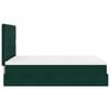 vidaXL Ottoman bed met matrassen en LED's 140x190cm fluweel