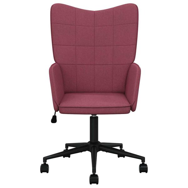 vidaXL Relaxstoel stof wijnrood