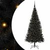 vidaXL Kerstboom Zwart 180 cm PVC