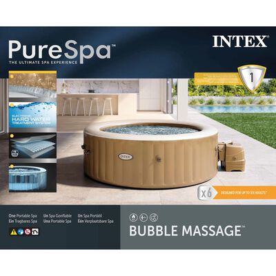 Intex Bubbelbad PureSpa 6-persoons rond 216x71 cm