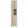 vidaXL Badkamerkast met Open Plank ARNHEM Sonoma Eiken