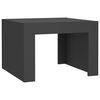 vidaXL Salontafel 50x50x35 cm bewerkt hout grijs