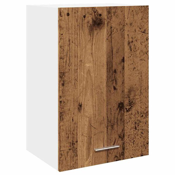 vidaXL Hangkast Lyon 40x31x60 cm bewerkt hout oud houtkleurig