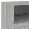 vidaXL Tv-wandmeubels 2 st 40x30x30 cm bewerkt hout grijs sonoma