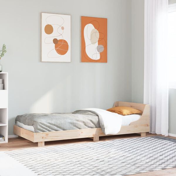 vidaXL Bedframe zonder matras massief grenenhout 90x190 cm