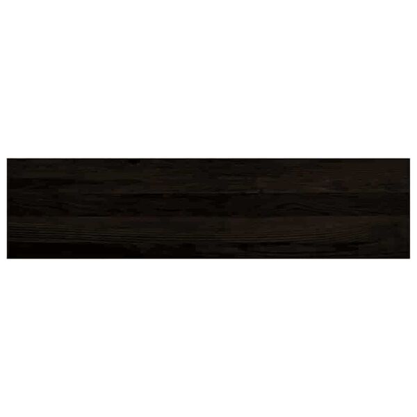 vidaXL Traptreden 12 st 100x30x2 cm massief eikenhout donkerbruin