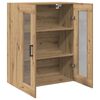 vidaXL Wandkast Artisan Eiken 69,5 x 34 x 90 cm Bewerkt hout