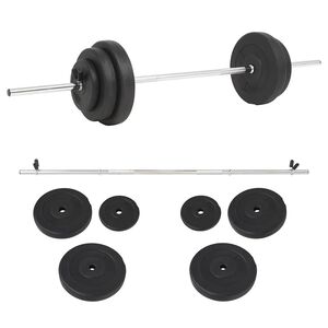 vidaXL Halterset 30 kg