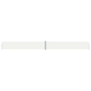 vidaXL Windscherm uittrekbaar 117x1200 cm cr&egrave;mekleurig