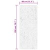 vidaXL Vloerkleed PAMPLONA shaggy hoogpolig modern 80x200 cm cr&egrave;me