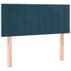 vidaXL Hoofdbord 80x5x78/88 cm fluweel donkerblauw