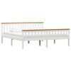 vidaXL Bedframe met 4 lades massief grenenhout wit 180x200 cm