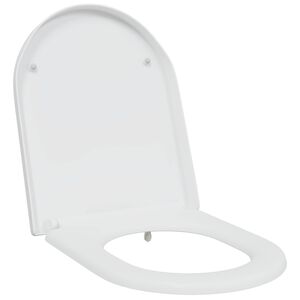 vidaXL Toiletzitting Wit 46,2 x 36 x 4,3 cm Duroplast
