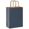 vidaXL Papieren zakken 50 st met hengsels 21x11x28 cm blauw