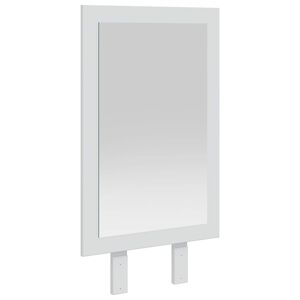 vidaxl Spiegel FAUSKE Wit 43 x 3,5 x 77 cm Rechthoekig