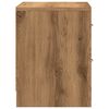 vidaXL Nachtkastjes 2 st 40x30x40 cm bewerkt hout artisanaal eiken