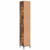 vidaXL Badkamer Kast met lade Gerookt eiken 31,5 x 33 x 190 cm
