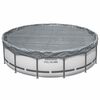 Bestway Zwembadcover &Oslash;4,57 m Rond Polyester Grijs