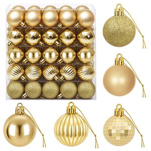vidaXL Kerstballen set 100 st Goud 4 cm Polystyreen