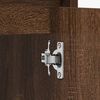 vidaXL Badkamerkast 60x33x61 cm bewerkt hout bruin eikenkleur