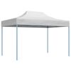 vidaXL Partytent inklapbaar 280x410x315 cm staal wit