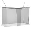 vidaXL Klamboe voor bed 156 mesh Zwart 220 x 120 x 150 cm Polyester