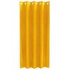 vidaXL Verduisterende gordijnen 2 pcs Mosterdgeel 140 x 175 cm Fluweel