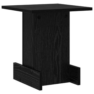 vidaXL Bijzettafel Zwart Eiken 35,5 x 35 x 40 cm Bewerkt hout