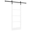 vidaXL Schuifdeur ORKDAL Wit en zwart 83 x 202 cm