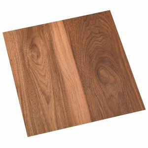 vidaXL Vloerplanken 5,11 m&sup2; 55 pcs PVC Donker Hout