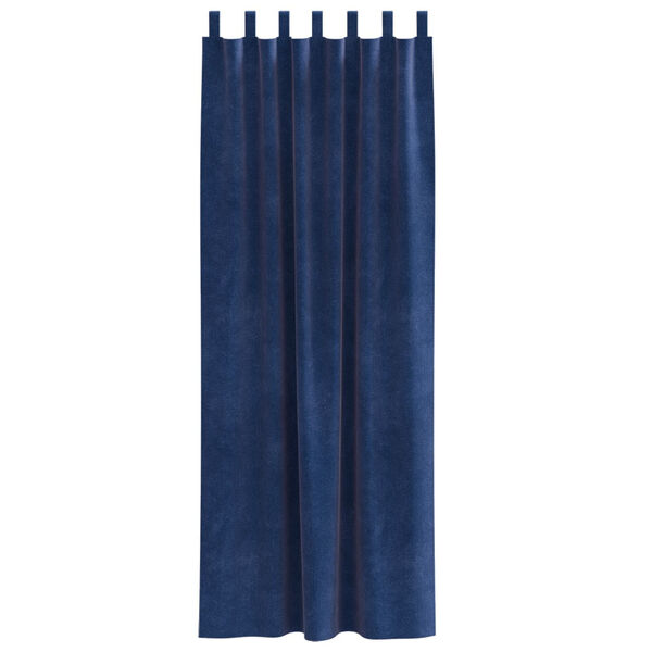 vidaXL Verduisterende gordijnen 2 pcs Donkerblauw 140 x 225 cm Fluweel