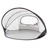 DERYAN Strandtent XXL pop-up 155x133x95 cm zilverkleurig