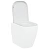 vidaXL Toiletzitting Wit 44,5 x 35 x 3,6 cm Duroplast