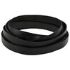 vidaXL Leren Strap Zwart 500 x 1 cm Leer