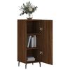 vidaXL Dressoir 34,5x34x90 cm bewerkt hout bruin eikenkleur