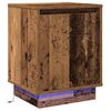 vidaXL Nachtkastje 2 pcs Oudhout 39 x 34,5 x 50 cm Bewerkt hout