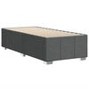 vidaXL Bedframe zonder matras 90x200 cm stof donkergrijs