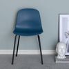 Venture Home Eetkamerstoelen 2 st Arctic kunststof zwart en blauw