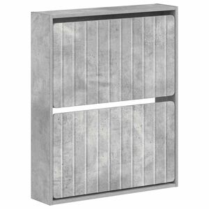 vidaXL Wandgemonteerde Schoenkast ZWOLLE 71 x 17 x 86 cm Bewerkt hout