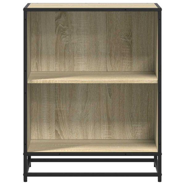 vidaXL Boekenkast 60x35x76 cm bewerkt hout sonoma eikenkleurig