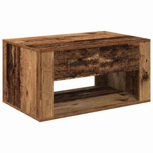vidaXL Salontafel Oud Hout 80 x 50 x 40 cm Bewerkt hout