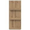 vidaXL Tijdschrift Rek Artisan Eiken 51 x 11 x 102 cm Bewerkt hout