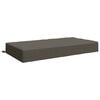 vidaXL Zitkussen SOEST 100% Polyester Grijs 120 x 60 x 15 cm