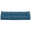 vidaXL Rugkussen Blauw 160 x 24 x 50 cm Fluweel