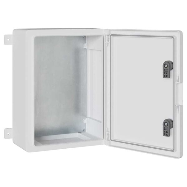 vidaXL Bedieningskast Grijs 47 x 20 x 60 cm ABS Kunststof