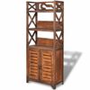 vidaXL Badkamerkast Albuquerque 46x24x117,5 cm hout bruin