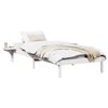 vidaXL Bedframe Wit 90 x 200 cm Massief grenenhout
