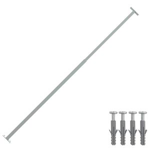 vidaXL Barri&egrave;restang verstelbaar 710-1200 mm