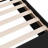 vidaXL Bedframe bewerkt hout zwart 135x190 cm