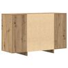vidaXL Dressoir met lade Artisan Eiken 120 x 41 x 75 cm Bewerkt hout
